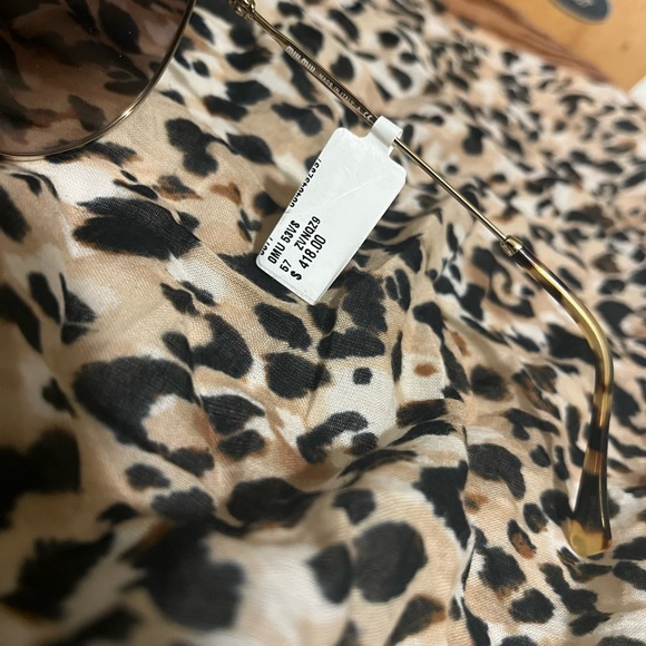 MIU MIU AUTHENTIC GOLD AND DIAMOND AVIATORS FOR WOMEN SUNGLASSES - Picture 9 of 13